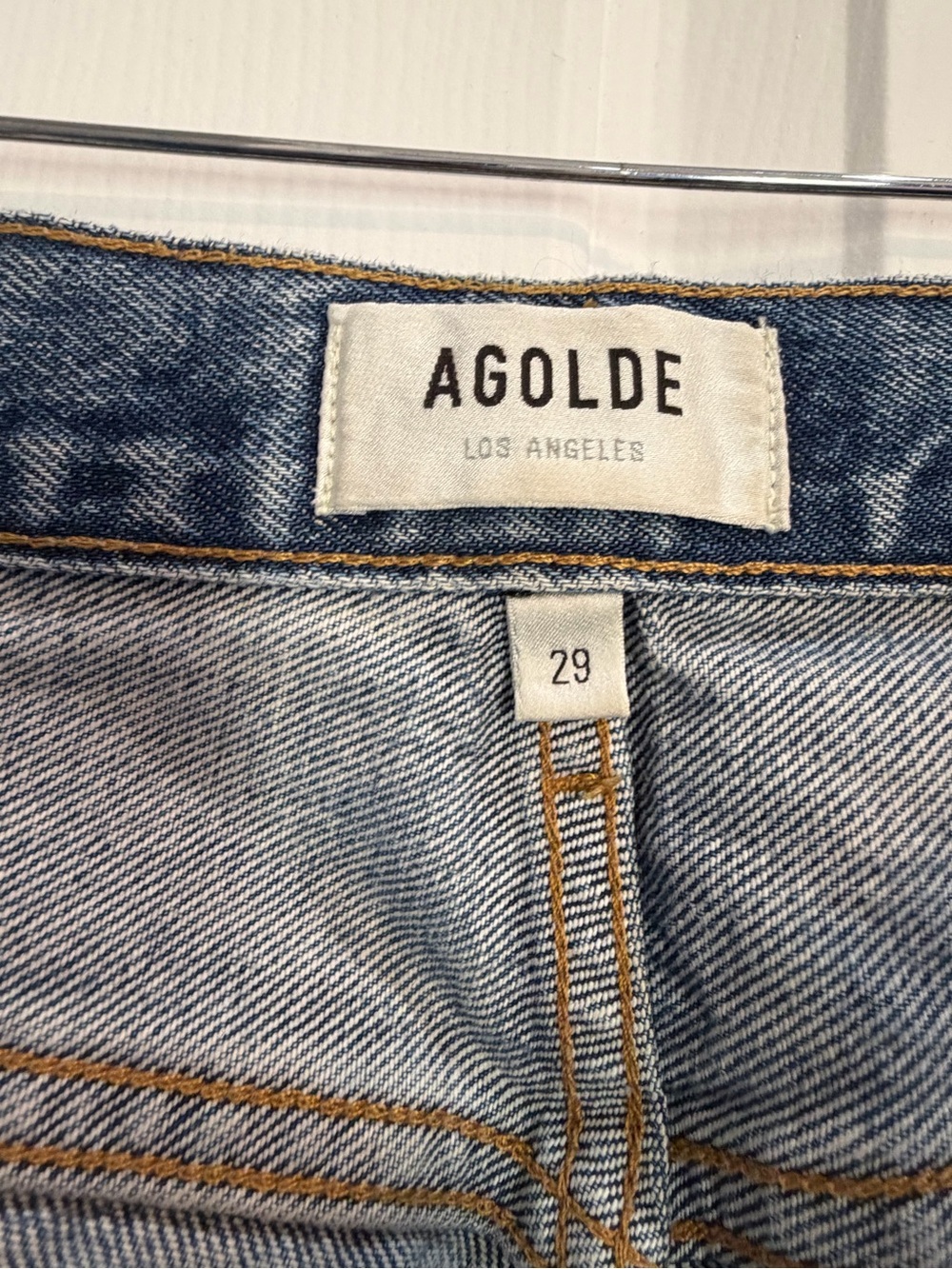 AGOLDE Women’s High Rise 90s Pinch Jeans Size 29 Cotton - Picture 5 of 12